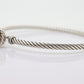 David Yurman Cable Buckle Hook Bangle Bracelet DY 925 Sterling Silver 585 18k Gold. David Yurman Chatelaine Bracelet st(155)