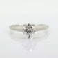 JABEL 18k 1/2ct Diamond Solitaire ring.  Vintage 18k White Gold Diamond Engagement Ring JABEL. st(575)