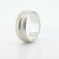 ARTCARVED JR Wood and Sons 14k Gold Wide wedding band Ring Sz 6. Diamond cut Textured Art deco band. st(155)
