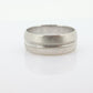 ARTCARVED JR Wood and Sons 14k Gold Wide wedding band Ring Sz 6. Diamond cut Textured Art deco band. st(155)