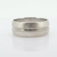 ARTCARVED JR Wood and Sons 14k Gold Wide wedding band Ring Sz 6. Diamond cut Textured Art deco band. st(155)