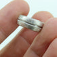 ARTCARVED JR Wood and Sons 14k Gold Wide wedding band Ring Sz 6. Diamond cut Textured Art deco band. st(155)