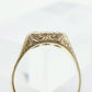 Art Deco Triple Twin Diamond ring. 18k White Gold Engraved Journey Trilogy Trio Ring. Three diamond band. st(127)