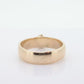 Vintage Buttercup Ruby Ring. 10k gold ring with a solitaire round Ruby. WiDe shank band. Buttercup Claw ruby. st(92)