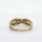 10k Diamond Cross X X X channel band. Diamond X Infinity Ring. Diamond Eternity band. st(65)