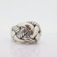 David Yurman ring. Cable Sterling Silver ring. Weave Woven basket cable D Yurman ring. st(95)