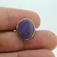 10k SUGILITE Purple bezel ring. Antique 10k Oval Purple Sugilite bezel set in a cup shank. Pinky Pinkie ring st(68)