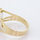 14k Large Mabe Ring. Mabe Pearl Solitaire ring. st(120/11)
