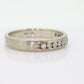 10k Diamond Band. Mens or Womens 10k Comfort Fit Band with channel set 0.36ctw diamonds sz12.25 st(109/25)