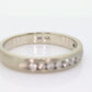 10k Diamond Band. Mens or Womens 10k Comfort Fit Band with channel set 0.36ctw diamonds sz12.25 st(109/25)