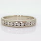 10k Diamond Band. Mens or Womens 10k Comfort Fit Band with channel set 0.36ctw diamonds sz12.25 st(109/25)