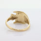 14k KABANA KBN Opal Ring. 14k OPAL inlay Fish. Natural Opal ring by Kabana Designer. st(259)