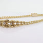 Diamond Double Row Rope 14k Bracelet. 14k rope bracelet. Graduating Rope Bracelet with Diamonds. Vintage Gold Bracelet st(280)