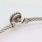 David Yurman Cable Buckle Hook Bangle Bracelet DY 925 Sterling Silver 585 18k Gold. David Yurman Chatelaine Bracelet st(155)