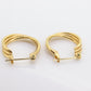 10k Gold HOOP Earrings. 10k Yellow Gold Triple HOOP earrings Twisted design. . st63