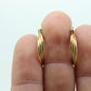 10k Gold HOOP Earrings. 10k Yellow Gold Triple HOOP earrings Twisted design. . st63