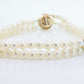 Pearl Bracelet Double Strand Pearls 14k yellow gold Pearl clasp. Pearl Bracelet. Pearl Bracelet st(69)