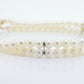 Pearl Bracelet Double Strand Pearls 14k yellow gold Pearl clasp. Pearl Bracelet. Pearl Bracelet st(69)