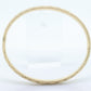 10k Yellow Gold Etched Bangle Bracelet. 10k HOB Gold Hinged Bracelet