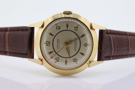 14k Hampden Wristwatch. Hampden Shock Resistant and Anti Magnetic Manual Mens watch. st315