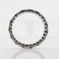 14k Diamond Sapphire Full Eternity Thin Band. Thin Channel Set Round Sapphire Diamond Full Eternity band. st(150)