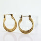 10k Gold HOOP Earrings. 10k Yellow Gold Triple HOOP earrings Twisted design. . st63
