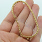 14k Double LINK Weave Chain Bracelet. 14k Specialty Link Bracelet ITALY. Railroad Woven Bracelet. st(121)