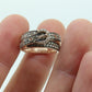 Le Vian Diamond Buckle Ring. 14k rose gold Levian Le Vian champagne chocolate diamond Buckle belt band. (265)