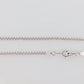 Solid Platinum Bracelet. Bismark Platinum Bracelet made in Italy 950PT. Thin White Plat bracelet chain. st(165)