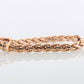 14k Gold Jaguar Bracelet Sapphire Panther Bracelet Leopard Bracelet Circle of Life Mouth Cat Weave Bracelet. Woven bracelet st(660)