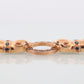 14k Gold Jaguar Bracelet Sapphire Panther Bracelet Leopard Bracelet Circle of Life Mouth Cat Weave Bracelet. Woven bracelet st(660)