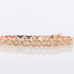 Screw Head Link Bracelet 14k Gold. XO XO Fancy 14k yellow gold Chain Link Bracelet. Multi-tone Love Kiss Bracelet. st(380)