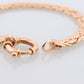 Heavy 14k Byzantine Bracelet. 14k Yellow Gold Wide Flattened Flat Byzantine Bracelet. 7.5in length 7mm wide. ITALY