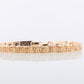 14K Greek KEY Chain Bracelet. 14k Yellow Gold Polished Greek Key chain bracelet. 14k Yellow gold Italy 6.1grams st(215)
