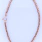 Heavy 14k Byzantine Necklace. 19.3grams 17in length. Flattened Byzantine Necklace. 14k yellow gold ITALY. stock (726)