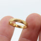 18k Otsby Barton Ring. 18k Yellow Gold Patterned Design. OB from Art Deco 1920 Era. Comfort Fit Band. st161