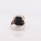 Black Hills Gold 10k/12k and Sterling Ring. Heavy 10k Onyx Trout Salmon Fish Black Hills Gold Mens Statement Ring. stock(102)