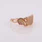 Black Hills Gold Signet Initial Ring. 10k Multi-Tone Black Hills Gold Signet band. Blank, Engraving, Monogram st(62)