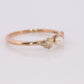 Black Hills Gold Ring with a Pearl. 10k Multi-Tone Black Hills Gold Pearl Ring. st(62)