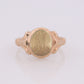 Vintage Signet Ring. 10k Yellow gold. Engraved letter M. Initial M Ring. Engravable Signet ring. MONOGRAMMED M st(62)