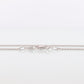 Solid Platinum Bracelet. Bismark Platinum Bracelet made in Italy 950PT. Thin White Plat bracelet chain. st(165)
