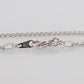Solid Platinum Bracelet. Bismark Platinum Bracelet made in Italy 950PT. Thin White Plat bracelet chain. st(165)