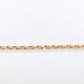 14k Weave Bracelet. Yellow gold Textured Rolo Weave Rope Link Chain Bracelet. High Quality ITALY wide bracelet. st(391)