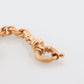 14k Weave Bracelet. Yellow gold Textured Rolo Weave Rope Link Chain Bracelet. High Quality ITALY wide bracelet. st(391)
