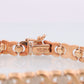 Screw Head Link Bracelet 14k Gold. XO XO Fancy 14k yellow gold Chain Link Bracelet. Multi-tone Love Kiss Bracelet. st(380)