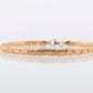 18k Byzantine Bracelet. 18k Yellow Gold Wide Flattened Flat Byzantine Bracelet. Kitsinian 4.0grams 4mm wide. Italy