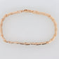 14K Greek KEY Chain Bracelet. 14k Yellow Gold Polished Greek Key chain bracelet. 14k Yellow gold Italy 6.1grams st(215)