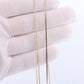 14k S link Serpentine chain necklace. Slink Italy Necklace 1.5mm wide 18.5in 2.3grams st(42)