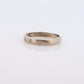10k Diamond Bezel SEt band. 10k White Gold Dainty Diamond Etoile Ring. Fun Genuine Diamond eternity band st(140)