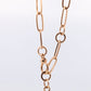 18k POMELATTO Necklace. 18k Rose Gold Pomellato Chalcedony LUNA collection. Chalcedinio Dangle Pendant Necklace.